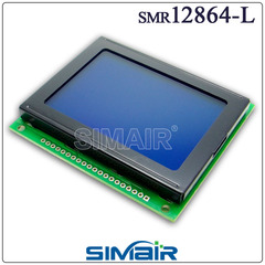 78*70mm 12864液晶屏 12864L点阵屏工业屏 12864蓝屏5V  LCD12864