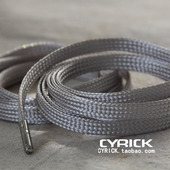 运动鞋 金属头蓝球鞋 带 男女扁带 AJ适用金属头液态银扁银丝电底银