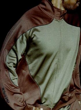 天花板大卫の经典jo系列侧边口袋设计按钮开合拉绒夹克套装情侣款