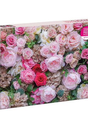 现货美国Galison拼图1000片英式玫瑰English Roses