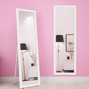 可移动立式穿衣镜