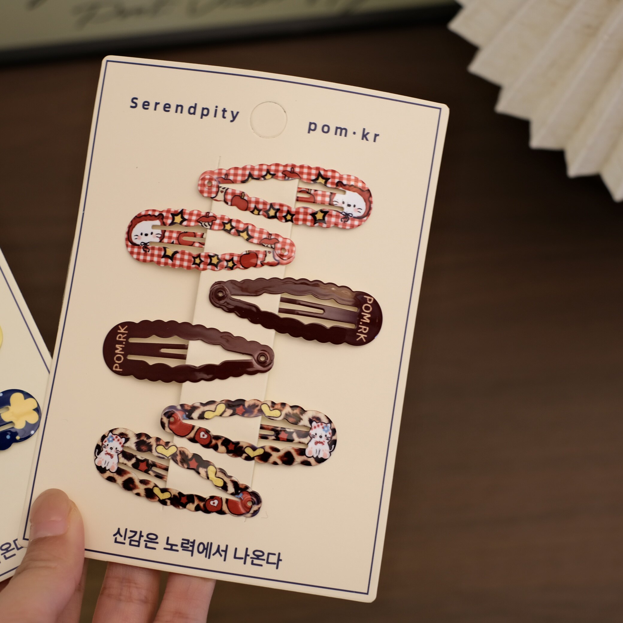 新款碎发夹儿童发饰大夹力防滑刘海夹女孩头饰不伤发边夹印花bb夹