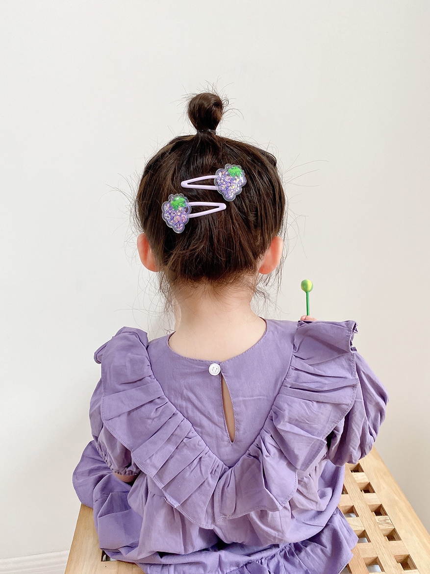 宝宝发饰可爱樱桃女童双马尾水果