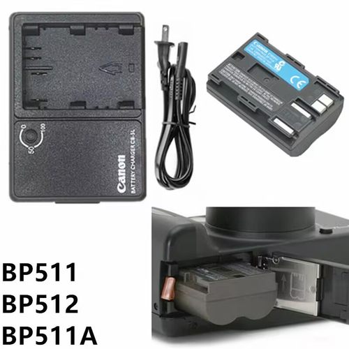 适用佳能EOS 300D G1 G2 G3 G5 G6 D60单反相机电池+充电器BP511A