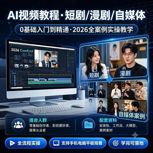 AI漫剧工作流真人剧导演台comfyui多图参考生视频MiniMaxH3整合包