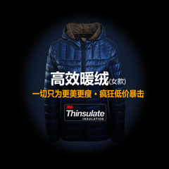 【高效暖绒】09122户外运动女款秋冬保暖棉衣棉服