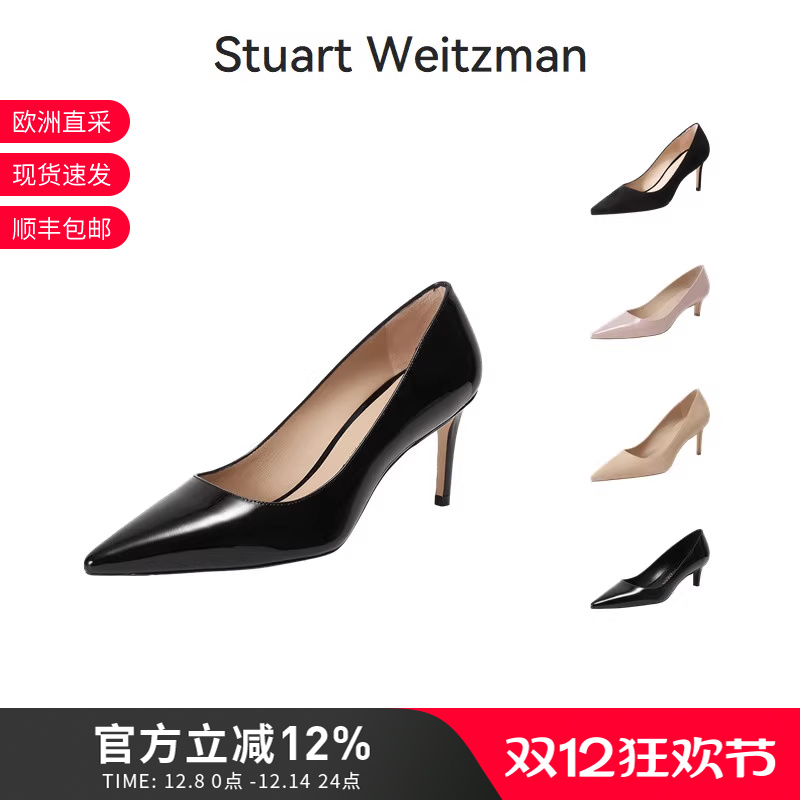 思缇韦曼经典款通勤尖头高跟鞋