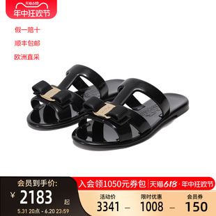 Ferragamo J系列Vara蝴蝶结拖鞋 女士Lylia 菲拉格慕 凉拖 0755969