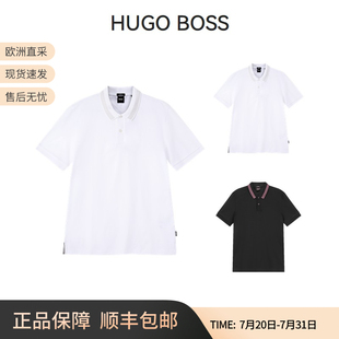 短袖 black系列棉质修身 版 50531791 POLO衫 Boss Hugo 雨果博斯男士