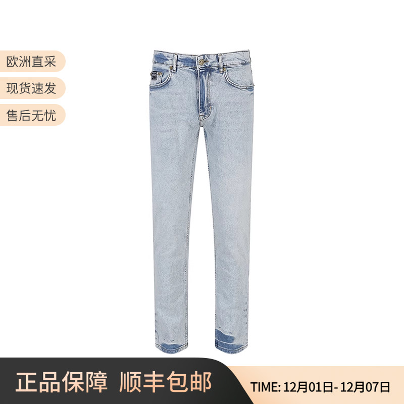 VJC范思哲修身低腰牛仔裤长裤