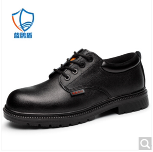 绝缘电工牛皮防砸包头防刺穿工作安全D8112N 冬季 蓝鸥盾劳保鞋 男士