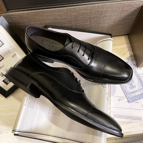 卡诺威士英伦牛津鞋真皮