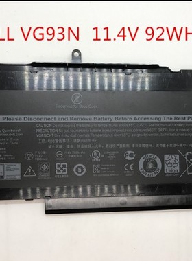 全新原装戴尔 Precision 15 3520 3530 5580 5591WFWKK VG93N电池