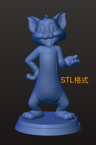 猫和老鼠STL文件3D打印Tom and Jerry 3D Printable STL