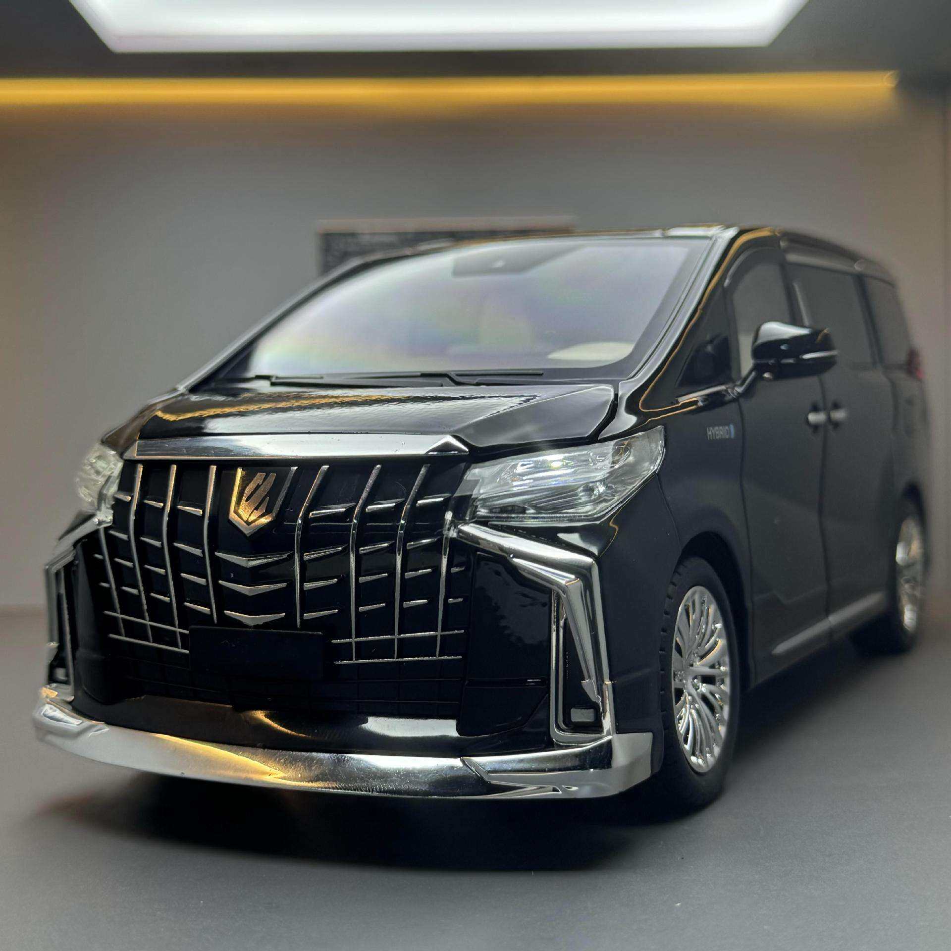 新款车致合金车模1:18丰田埃尔法商务车带声光玩具车音乐模型摆件,模玩/动漫/周边/娃圈三坑/桌游,火车/摩托/汽车模型,淘宝优惠券,粉丝福利购,淘宝优惠卷