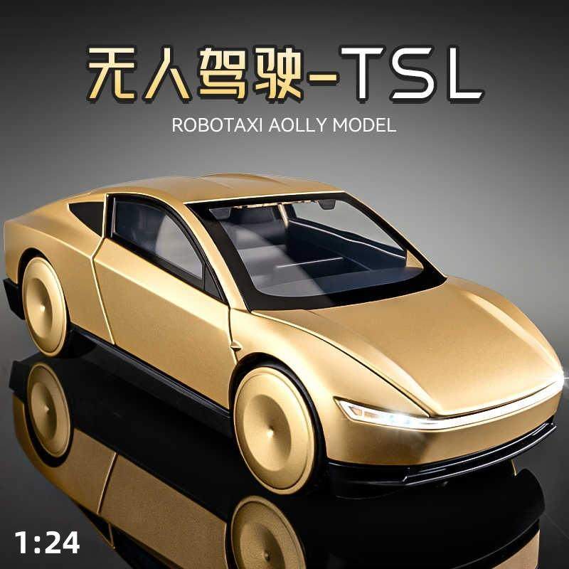 新款1:24特斯啦robotaxi合金车模型仿真新能源汽车摆件儿童玩具车,模玩/动漫/周边/娃圈三坑/桌游,火车/摩托/汽车模型,淘宝优惠券,粉丝福利购,淘宝优惠卷