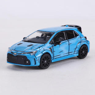 新款 1:64丰田卡罗拉GR Corolla漫画版仿真合金汽车模型收藏