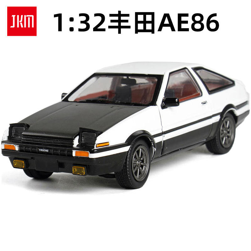 新款 [盒装] 丰田AE86避震转向翻灯开门合金汽车模型