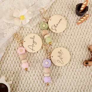 Keyring Name 定制名字钥匙扣包包挂饰创意礼物 Engraved Custom