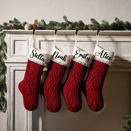 Custom Christmas Stocking 定制圣诞袜圣诞节礼物袋圣诞节装饰品