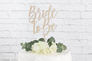 Bride to Be CakeTopper新娘婚前派对庆祝蛋糕插牌准新娘蛋糕装饰