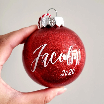 Personalized Christmas Ball Ornament定制圣诞球圣诞节装饰挂饰