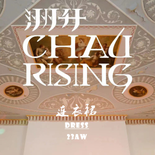 CHAU.RISING/洲升官方正品羊毛羊绒针织连衣裙背心裙2023秋冬新款