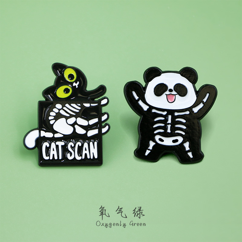 影像科胸针拍片scan医生工作服个性装饰医学生衣服背包装饰挂件