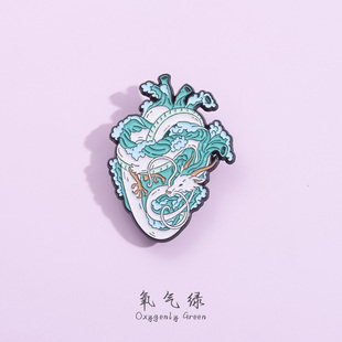 心脏胸针新中式医学心内科心外科医院礼品医生护士配饰医师礼物