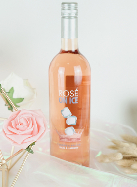 冰雪恋人果香粉红加冰单支葡萄酒法国12度 极速黑市