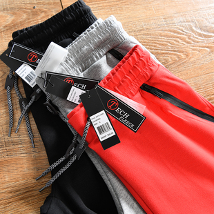 空气棉 短裤 外贸尾货 户外运动松紧腰休闲五分裤 男夏季 北美订单