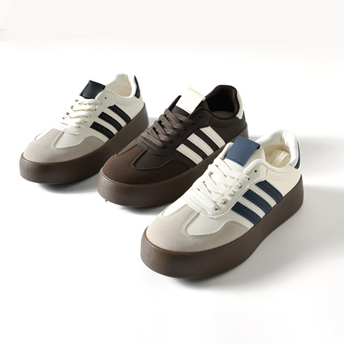 【经典~反绒鞋面+牛筋底~防滑耐磨】秋季男女时尚百搭休闲德训鞋