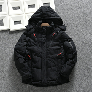 墨西哥小众 男士 3D立裁 冬季 户外运动连帽棉衣棉服潮 加厚保暖