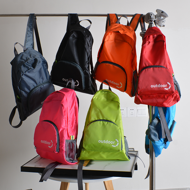 户外男女便捷双肩包反光背包