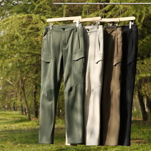 3D立裁 防泼水 夏季 口袋软壳裤 平替 男户外休闲工装 长裤 神裤