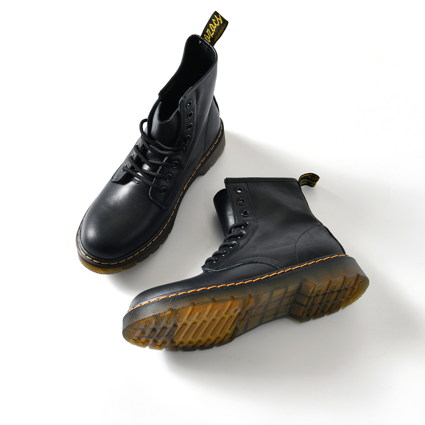 【头层牛皮+牛筋底~外贸尾货】秋冬季男士时尚复古工装真皮马丁靴,流行男鞋,马丁靴,淘宝优惠券,粉丝福利购,淘宝优惠卷