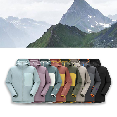 【升级~R2神衣~八色齐发-方格暖绒】秋冬男女户外软壳抓绒衣外套