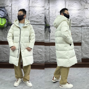 【反季清~柜2K~90白鸭绒+热反射】冬季男女加厚保暖中长款羽绒服
