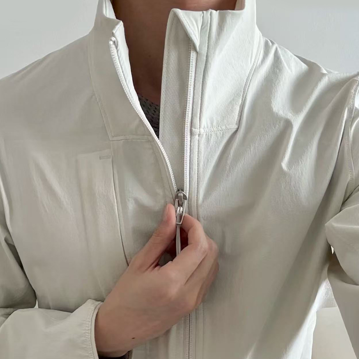 【LU系~上身巨帅/3D立裁+防泼水】夏季男士户外立领休闲夹克外套