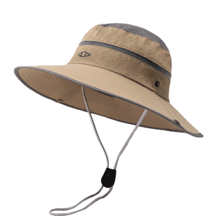 WANMA正品户外速干防晒帽子男女露营渔夫帽钓鱼佬透气防紫外线帽