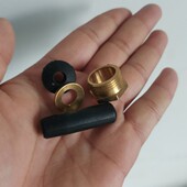 水泵电源线护套丝 新界压板算盘胶珠橡胶护套铜螺丝单相1.1 2.2kw