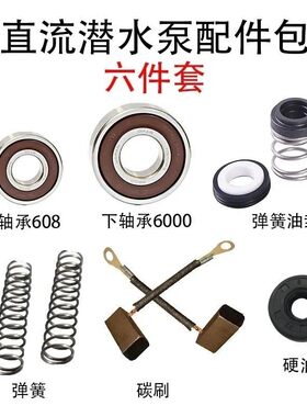直流潜水泵电机碳刷铜12V24V48v60v水泵抽水机碳刷配件电刷碳刷架