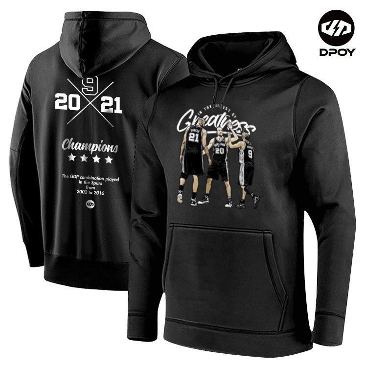 dpoy原创欧美高街马刺GDP邓肯帕克吉诺比利男士春秋薄款连帽套头