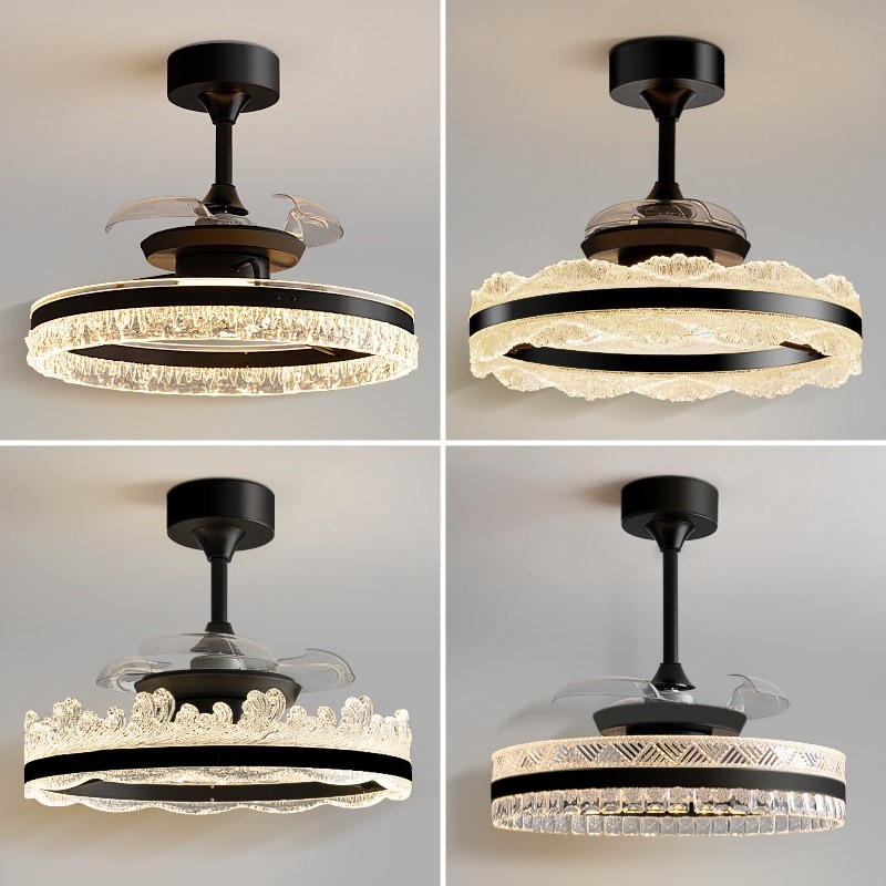 2025新款隐形风扇灯意式极简电扇室餐厅风扇吊灯一体灯轻奢高端卧,家装灯饰光源,风扇灯,淘宝优惠券,粉丝福利购,淘宝优惠卷