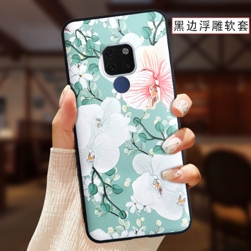 浮雕硅胶华为保护壳中国风