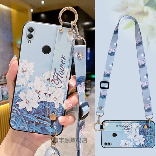华为荣耀note10手机壳带斜挎绳
