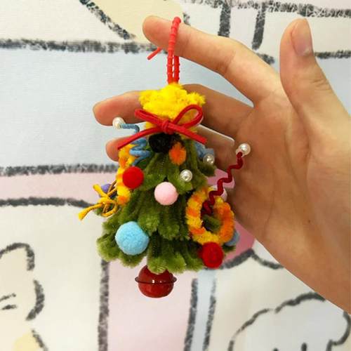 成品圣诞树挂件扭扭棒DIY材料包