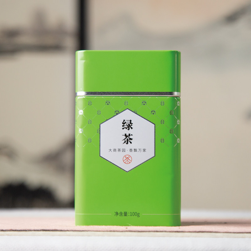 绿茶四川100g铁盒装栗香