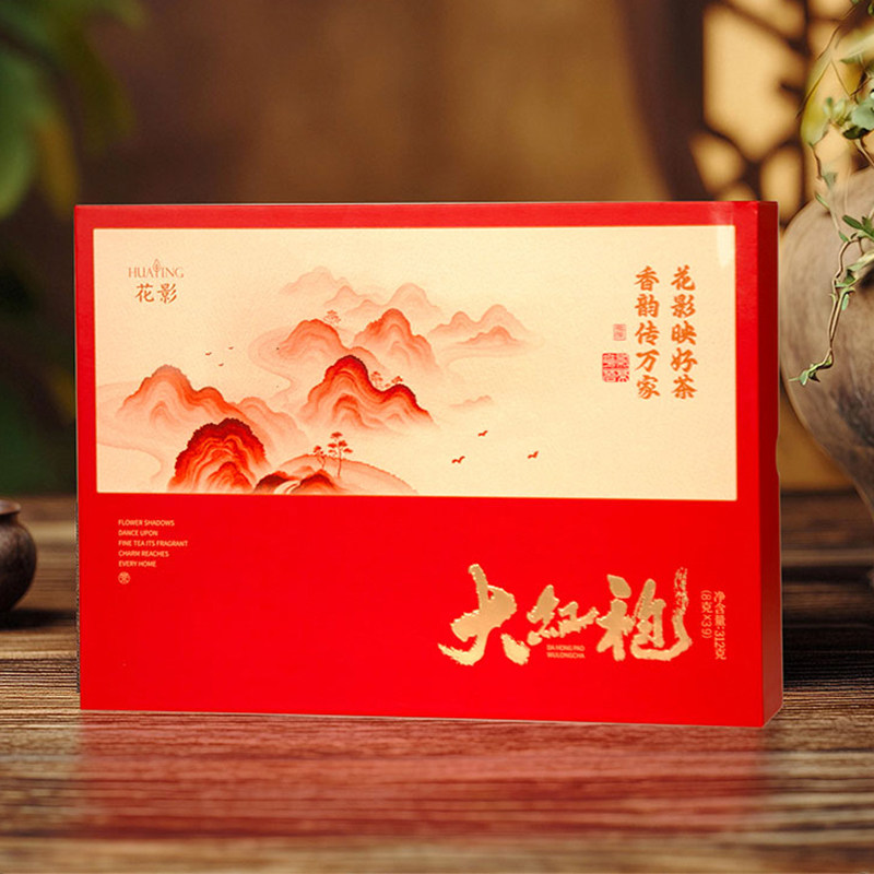大红袍礼盒装送礼袋独立小包装