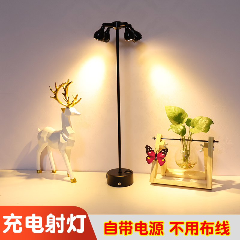 充电射灯展示柜led立杆射灯